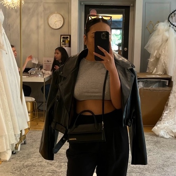 STATEN ISLAND JACKET | PRINCESS POLLY | SZ 6M | BLACK | WORN ONCE - Picture 2 of 5